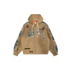 ミリタリージャケット モッズコート AAPE ZIP UP HOODIE JACKET