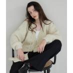 カーディガン Nepal hand knit CD/ネパールハンドニットカーデ レディース