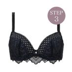 ブラジャー ジャクリーンステップ3ブラ24A1 ブラデリス 育乳補整 補正下着