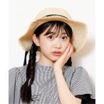 「algy」 「KIDS」ストローハット MEDIUM ベージュ キッズ