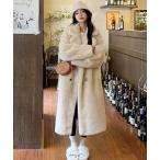 コート チェスターコート ファーテーラードジャケットコート レディース