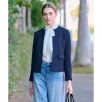 ジャケット ノーカラージャケット 「セレモニー」オケージョンツイードジャケット レディース