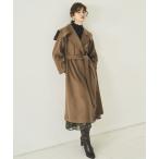 コート アウター ケープカラーロングコート レディース