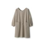 エプロン 着脱しやすい　割烹着　フリーサイズ