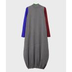 ワンピース 「UN3D./アンスリード」TRI-COLLOR COCOON KNIT OP/ニットワンピース