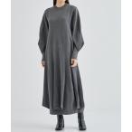 ワンピース 「UN3D./アンスリード」W TUCK KNIT OP/ダブルタックニットワンピ