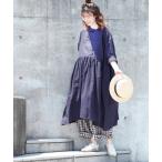 「soulberry」 シャツワンピース M ネイビー レディース