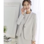 スーツ 「マルチWAYセットアップ」ダブルストレッチ ノーカラージャケット レディース