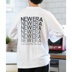 tシャツ NEW ERA/ニューエラ ロンT/長袖Tシャツ バックプリント 吸水速乾 14324674/14324675 メンズ レディース