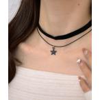  короткое колье [float] Star очарование велюр 2 полосный короткое колье женский 