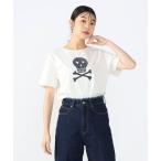 tシャツ 「定番/ベストセラー」フロッキー スカル プリントTシャツ(M〜L) レディース