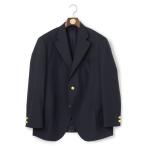ジャケット テーラードジャケット 「KING SIZE」「定番 / 不朽の名作」ペピンメリノトロピカル 紺ブレザー / 金釦 / 背抜き メンズ