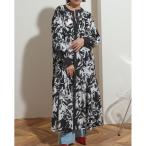 ワンピース モノトーン柄OP