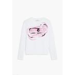 tシャツ グラフィックプリント 長袖Tシャツ レディース
