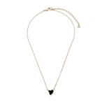 ネックレス カッティングハートモチーフネックレス レディース