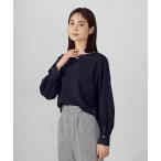 ブラウス シャツ 「セットアップ対応」ポリエステルツイル パールボタンブラウス レディース