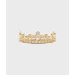 ショッピングピンキーリング 指輪 リング K10ダイヤモンドピンキーリング レディース