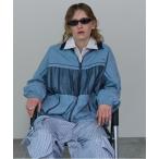 ブルゾン アウター Reversible Tulle Docking Track Jacket/リバーシブルチュールドッキングトラックジャケット「MA