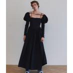 ワンピース Puffy Bolero Set Volume Silhouette Dress/パフィーボレロセットボリュームワンピース「MAISON