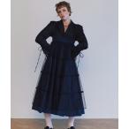 スカート 2way Tulle Layered Plaid Pattern Volume Silhouette Skirt/2WAYチュールレイヤード