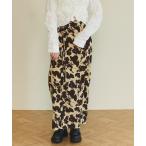 スカート COW Printed Maxi Skirt/COWプリントマキシスカート「MAISON SPECIAL/メゾンスペシャル」
