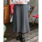 ショッピングロングスカート スカート カットソーキルトロングスカート
