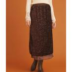 ショッピングスパンコール スカート レイヤードスパンコールスカート