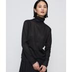 tシャツ ソフトチュール×ウーリー分繊トリコット広巾 プルオーバー レディース