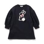 ワンピース 「あったか・裏シャギー」モチーフチュニックワンピース キッズ 子供服 女の子
