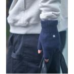 手袋 「オンライン限定」Wool Knit Gloves Navy メンズ レディース