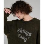 セーター ニット VINTAGE LIKE DESIGN KNIT/ヴィンテージライクデザインニット メンズ レディース