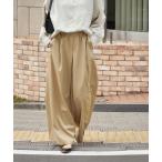 パンツ イージータックワイドパンツ レディース