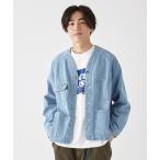 デニムジャケット gジャン ノーカラーカバーオール メンズ レディース