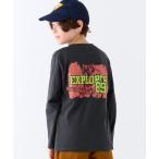 tシャツ 「綿100%」楽LUCK-T(アウトドア) キッズ 子供服 男の子 女の子