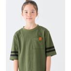 tシャツ カラッと五分袖T(袖ライン) キッズ 子供服 男の子 女の子