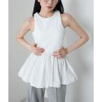 タンクトップ ノースリーブ Balloon american sleeve tanktop with cups / カップイン バルーン アメスリタン