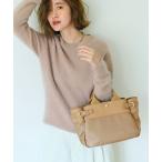 ショッピングコンビ トートバッグ 「Breath TOPKAPI」RIPPLE リプル ナイロン コンビ ベルト デザイン ミニ トートバッグ レディース