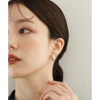 イヤリング JewCas カラーガラス３連meme/YOLO エアフィットイヤリング「JC4820-opal」 レディース メンズ