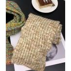 マフラー ストール 「 ammy. / エイミードット 」 メランジ ニット マフラー レディース