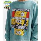 tシャツ 「SpongeBob(スポンジ・ボブ)×BAYFLOW」プリント長袖Tシャツ(KIDS) キッズ 子供服 男の子 女の子