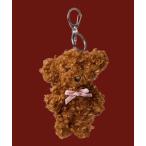 チャーム ３-11D10 もこもこプードル かわいい 淡色 リボン チャーム レディース