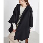 「IENA」 ポンチョ - ブラック レディース