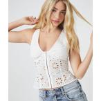 ショッピングforever21 タンクトップ ノースリーブ レースタンクトップ レディース