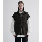 セーター ニット 2WAY DRIVERS STONE WASH KNIT /2WAYドライバーズストーンウォッシュニット メンズ レディース
