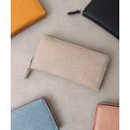 財布 propellerheads しわ合成皮革ラウンドファスナーロングウォレット レディース