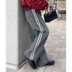 ジーンズ デニム デニムパンツ サイドラインルーズデニム レディース