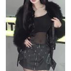 ダウンコート ダウンジャケット ショートフェイクファーコート/コートジャケット レディース