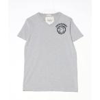 「Abercrombie&Fitch」 刺繍半袖Tシャツ M グレー メンズ