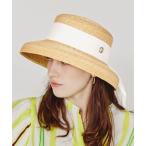 「Chapeau d' O」 ストローハット M/57.5cm ホワイト レディース