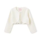 カーディガン ファンシーツィード 裾スカラップジャケット キッズ 子供服 女の子